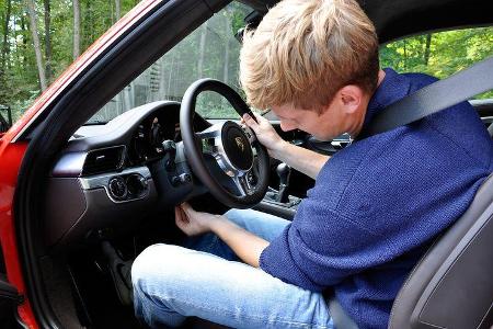 Porsche 911 Carrera, Lenkradeinstellung
