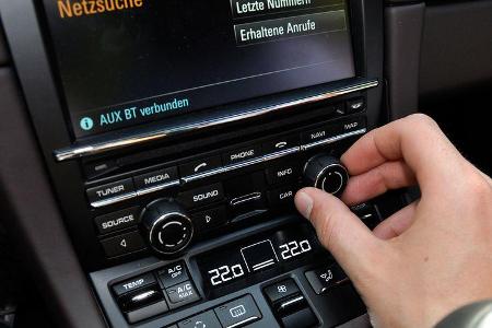 Porsche 911 Carrera, Mittelkonsole, Drehregler