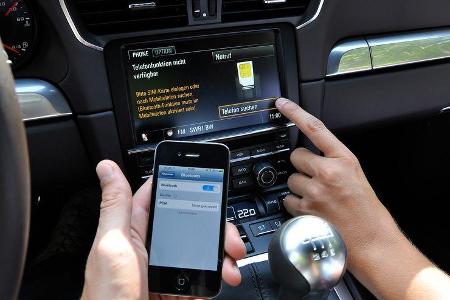 Porsche 911 Carrera, Infotainmentsystem, Telefonfunktion