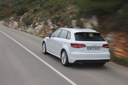 Audi A3 Sportback, Heckansicht