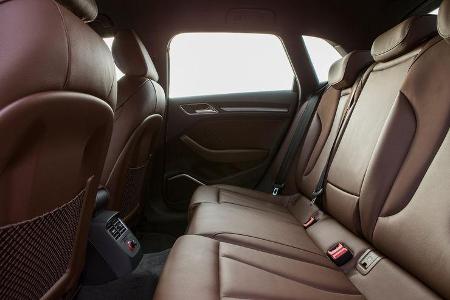 Audi A3 Sportback, Rücksitz, Beinfreiheit