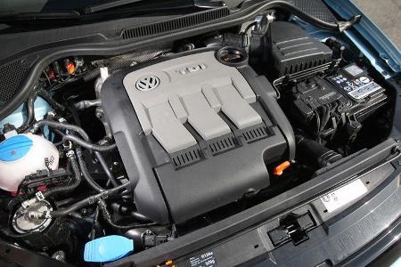 VW Polo Blue Motion, Motorraum