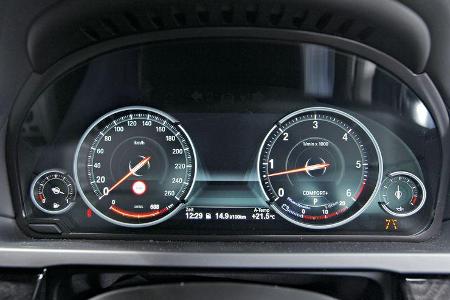 BMW 750d x-Drive, Standart-Modus, Rundinstrumenten