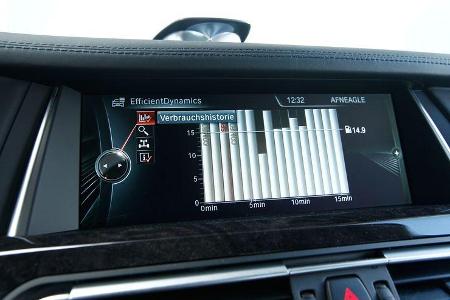 BMW 750d x-Drive, Bordcomputer