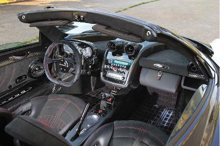 Pagani Zonda Cinque Roadster, Cockpit, Innenraum