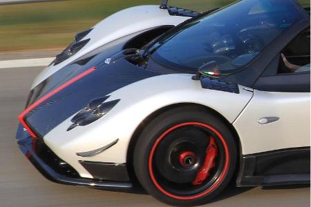 Pagani Zonda Cinque Roadster, Front