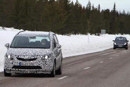 Erlkönig Opel Zafira