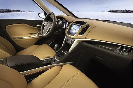 Opel Zafira Tourer Concept, Innenraum, Cockpit