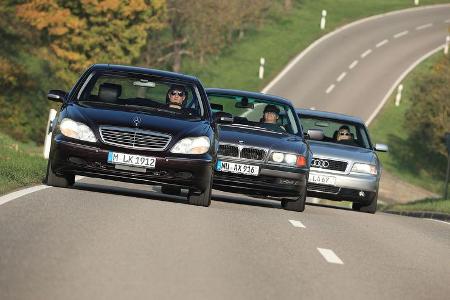Youngtimer-Fahrbericht-Mercedes-S-500-BMW-740i-Audi-A8-4.2
