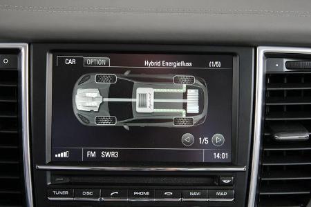 Porsche Panamera S Hybrid, Anzeige