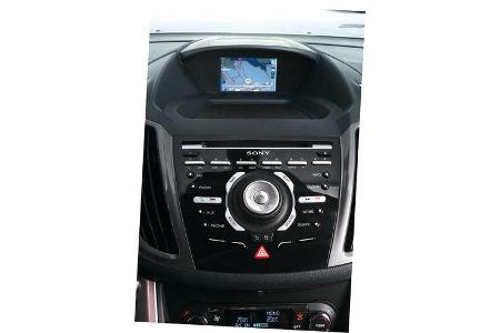 Ford Grand C-Max 2.0 TDCi, Mittelkonsole