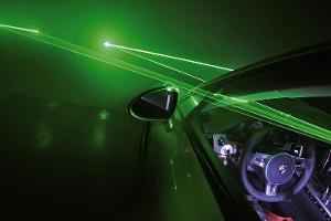 Porsche Panamera Diesel, Tunnel, Aussenspiegel