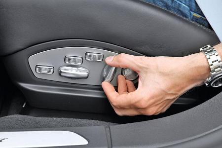 Porsche Panamera Diesel, Sitzverstellung