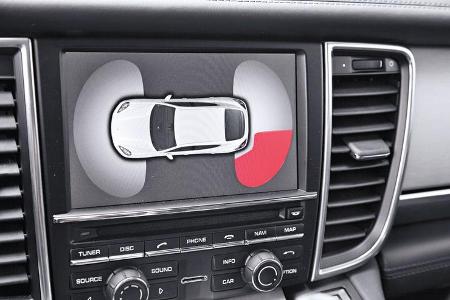 Porsche Panamera Diesel, Einparkhilfe, Display