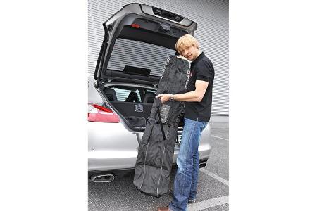 Porsche Panamera Diesel, Marcus Peters, Skisack