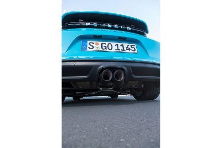 Porsche 718 Cayman S, Auspuff, Endrohre