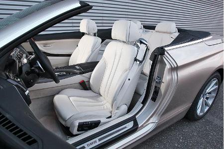 BMW 650i Cabrio, BMW 6er Cabrio, Innenraum, Sitze
