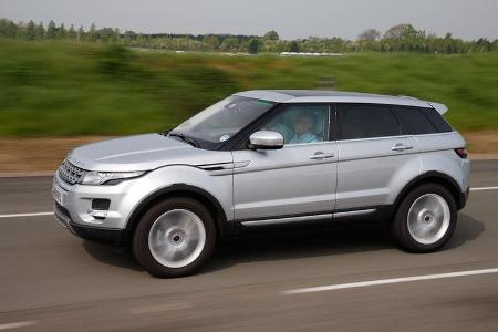Range Rover Evoque, Seitenansicht, Fahrt