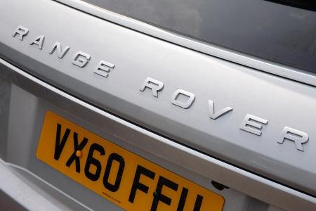 Range Rover Evoque, Heck, Schriftzug, Emblem