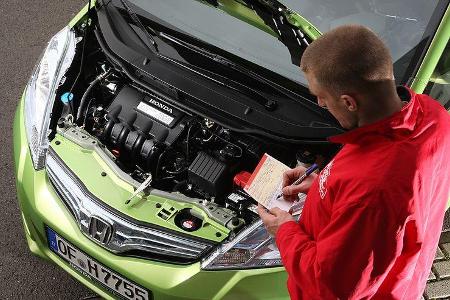 Honda Jazz 1.3 IMA, Cockpit, Schalthebel