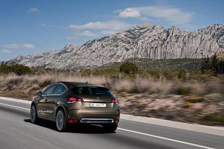 Citroen DS4, Rückansicht, Überlandfahrt