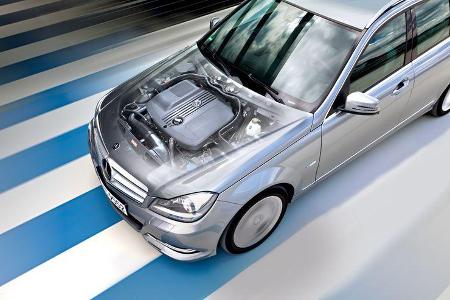 Mercedes C 180 CDI T Avantgarde, Grafik, Motor