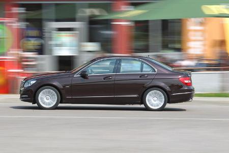 Mercedes 250 CDI, Seitenansicht, Stand