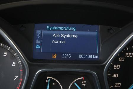 Ford Focus 1.6 Ecoboost, Bordcomputer, Systemprüfung