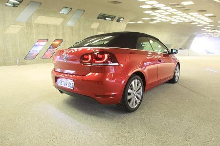VW Golf Cabrio 1.4 TSI, Rückansicht, Heck