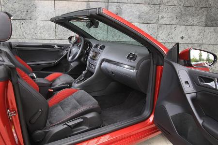 VW Golf Cabrio 1.4 TSI, Vordersitze, Cockpit