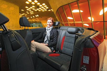 VW Golf Cabrio 1.4 TSI, Rücksitz, Rückbank