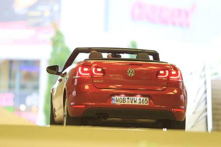 VW Golf Cabrio 1.4 TSI, Heck, offen