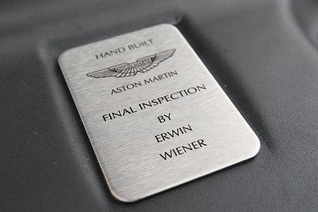 Aston Martin Rapide Plakette