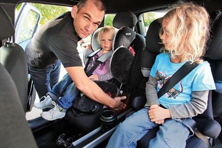 Mini Cooper Countryman, Kindersitze