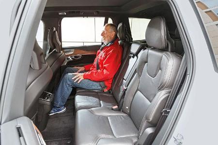 Volvo XC90 D5, Fondsitze