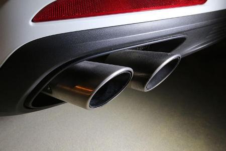Porsche Panamera 4S, Auspuff, Endrohre