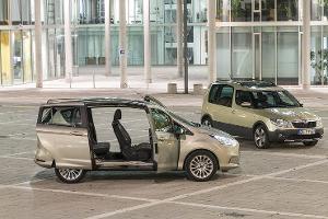 Ford B-Max und Skoda Roomster