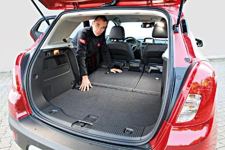 Opel Mokka, Kofferraum, Ladefläche