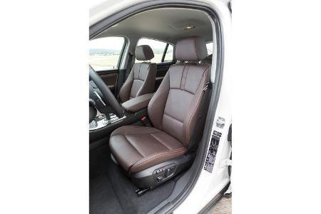 BMW X4 xDrive 35d, Fahrersitz