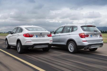 BMW X4 xDrive 35d, BMW X3, Heckansicht