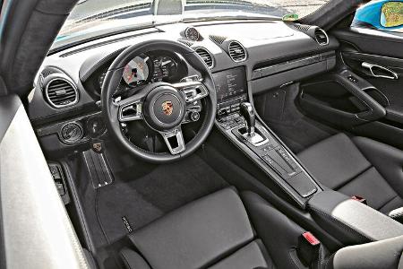 Porsche 718 Cayman S, Cockpit