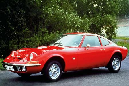 Opel GT, Seitenansicht