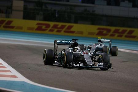 Hamilton - Rosberg - GP Abu Dhabi 2016 - Formel 1