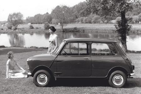 Austin Mini, Seitenansicht