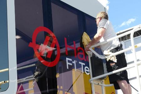 Haas F1 - Motorhome - GP Spanien 2016 - Barcelona