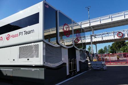 Haas F1 - Motorhome - GP Spanien 2016 - Barcelona