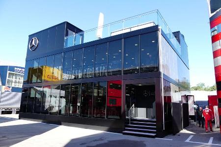Mercedes - F1 - Motorhome - GP Spanien 2016 - Barcelona