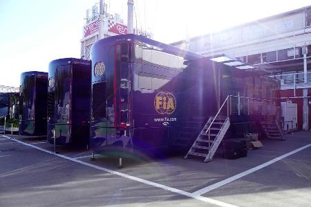 FIA - F1 - Motorhome - GP Spanien 2016 - Barcelona