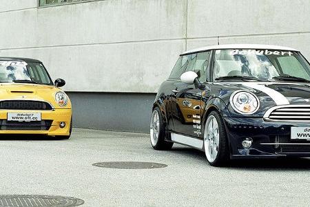Aggressive Optik durch GFK-Tuning.
