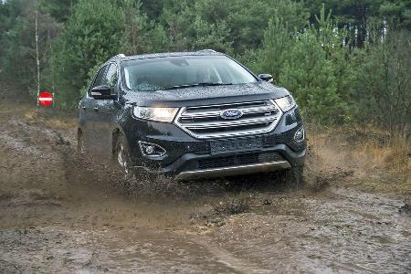 Ford Edge Mitfahrt Lommel Testgelnde